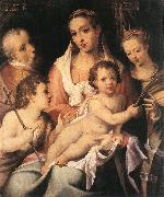 PASSEROTTI, Bartolomeo Holy Family with the Infant St John the Baptist and St Catherine of Alexandria f china oil painting reproduction